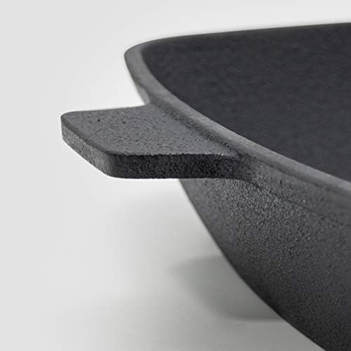 EXCELSTEEL 10" Pre Seasoned Cast Iron Square Fry Pan for Grill, Gas, Oven, Electric, and Outdoor Use, Versatile for All Dishes - Image 4