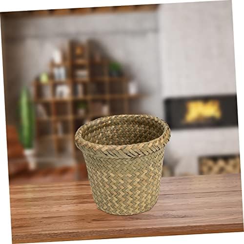 Outdoor Woven Storage Basket Natural Trash Holder for Home Decor Picnic and Household Storage Versatile and for Fruits Vegetables and Snacks - Image 5