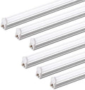 Barrina LED T5 Integrated Single Fixture, 4FT, 2200lm, 6500K 20W, 6 Packs by Barrina