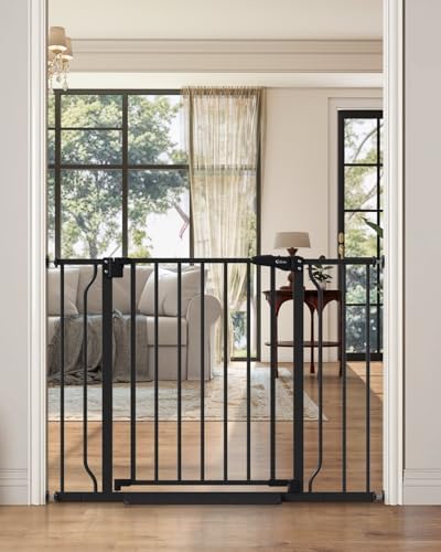 Baby Gate Auto Close, 29"-40" Dog Gate Indoor for Stairs & Doorways by Cideny
