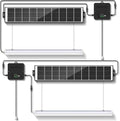 Solar Shed Light with Pull Cord, 1500LM LED Bars,4000K 2-Pack by Etetale