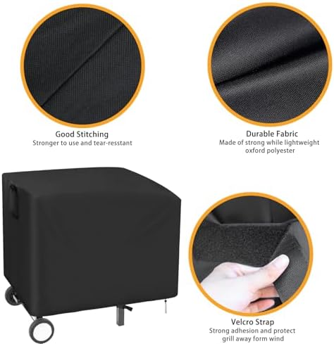 Flat Top Grill Cover for Royal Gourmet 2 Burner Griddle GB2000 - Image 4