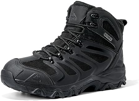 NORTIV 8 Men's Ankle High Waterproof Hiking Boots by NORTIV8