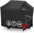 Grill Cover for Outdoor Grill 55 Inch – Bonus Grill Cleaning Brush Included, Heavy Duty Waterproof BBQ Gas Grill Cover for Outside, UV & Fade Resistant, Fits Most 3–4 Burner Grills by Garnetics