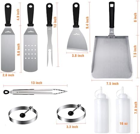 Griddle Accessories Kit for Blackstone, Weber and Other Flattop Griddle - Image 2
