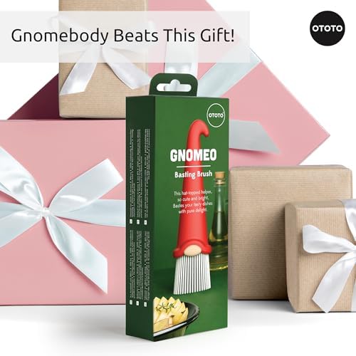 OTOTO Gnomeo Pastry Brush - Silicone Basting Brush for Cooking, Spread Oil Butter Sauce for BBQ Grill Baking, Gnomes Gifts for Women, Cute Funny Kitchen Gadgets - Image 7