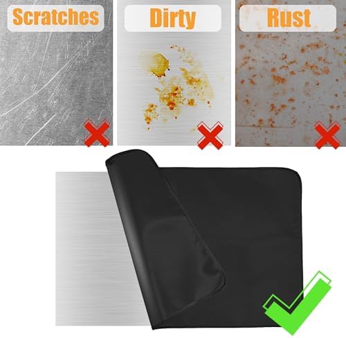 Grill Mat for Blackstone Griddle Accessories 17in & 22in, 31 x 24 x 0.02in - Image 3