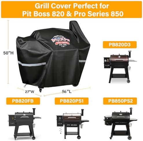 GRISUN Grill Cover for Pit Boss 850 DX/820 Deluxe&Z Grills 700 Series - Image 2