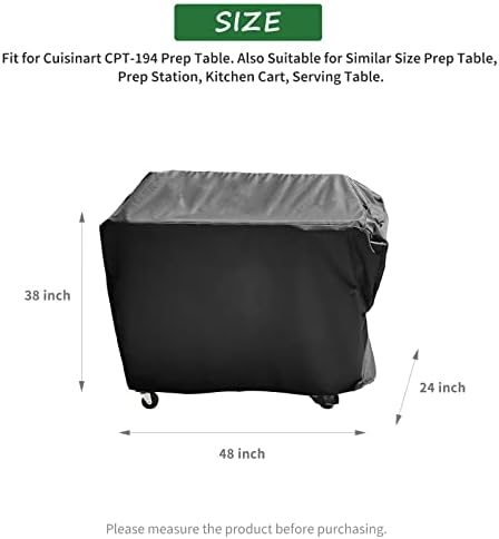 Sink Cover 48" for Cuisinart CPT-194 Outdoor Grill Prep Table - Image 3