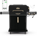 Ninja FlexFlame ProConnect Grill & Smoker, 5-in-1, Black/Gold, PG305 by Unknown