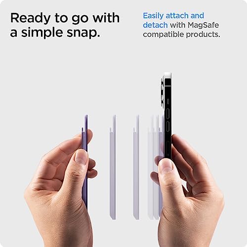 Spigen for MagSafe Wallet, Holds 2 Cards, Strong Magnet, Valentinus MagFit - Image 4