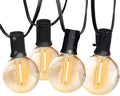 SUNTHIN Outdoor String Lights, 97FT Patio Lights with 49 G40 Shatterproof LED Bulbs(1 Spare), Waterproof Lights String for Outside Backyard, Porch, Bistro, Party, Camping, Garden Gathering by SUNTHIN