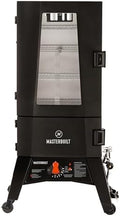 Masterbuilt® 40-inch ThermoTemp Propane Gas Vertical BBQ Smoker with Analog Temperature Control and 960 Cooking Square Inches in Black, Model MB20051316 by Masterbuilt