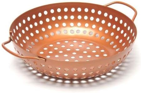 Outset QN70 Round Grill Wok, Copper Non-Stick - Image 4