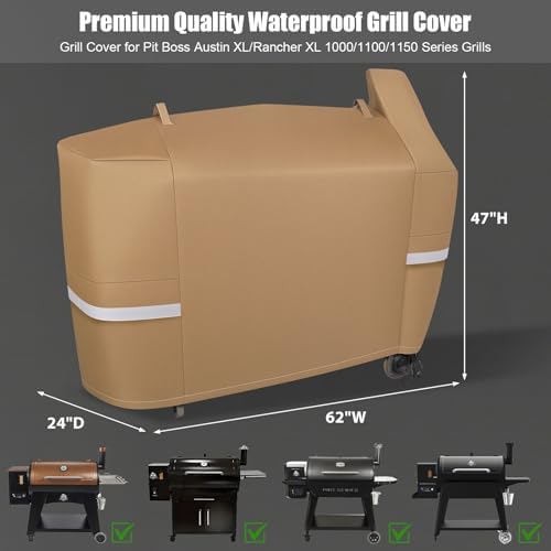 QuliMetal Grill Cover for Pit Boss Austin XL /1000 Series - Image 2