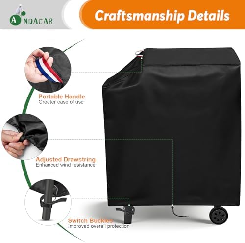Charcoal Grills Cover for Feasto BBQ Charcoal Grill - Image 5