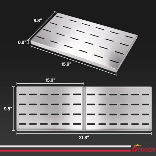 Utheer 36 Inch Warming Rack for Blackstone Griddle Accessories, 2-Pack - Image 3