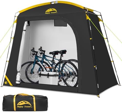Happy Travel Bike Storage Shed Tent, Waterproof Portable Bicycle Cover Shed by HappyTravel