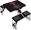 PICNIC TIME NCAA North Carolina Tar Heels Folding Picnic Table - Camping Table - Outdoor Table with Umbrella Hole by PicnicTimeFamilyofBrands