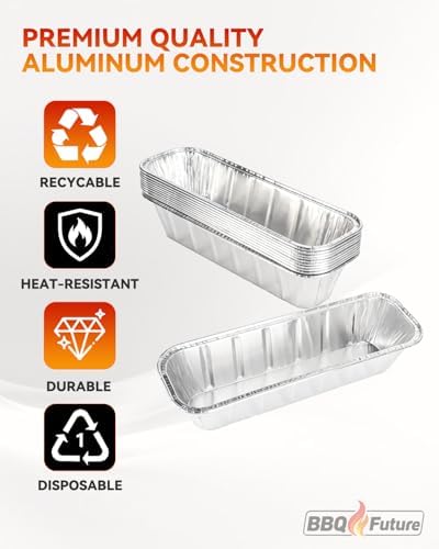 Grease Cup Liners for Blackstone 8001 22" Electric Griddle, Aluminum Foil Drip Pan for Blackstone E-Series 22&17 Inch 8001 8003 8000 8005 Grill Accessories Disposable Rear Grease Catcher Tray, 10-Pack - Image 4