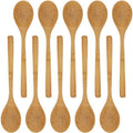 BambooMN 8" Reusable Bamboo Dinner Spoon - 100 Units by BambooMN