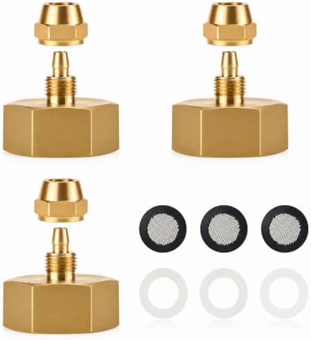 Garden Hose to 1/4 Tubing Adapter for Spray System/Patio Misting by Napredak