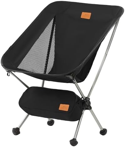 Naturehike YL08 Ultralight Camping Chair — Only 2.12 LBS, Anti-Sinking Feet by Naturehike