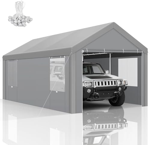 COBIZI 10x20 FT Heavy Duty Carport with Galvanized Frame, by COBIZI