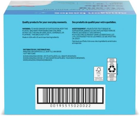 Amazon Basics Scented Trash Bags, Tall Kitchen Drawstring, Clean Scent, 13 Gallon, 200 Count, Pack of 1, Packaging May Vary - Image 6