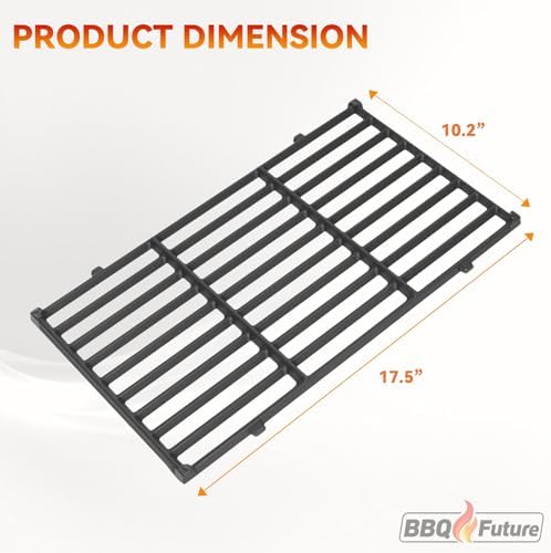 Cast Iron Grill Grate for Blackstone 28 Inch, Perfect Sear Marks & Heat Retention, Durable Steak Cooking Grate for Blackstone 1517 1883 1853 1605 2137 2311 1803 1856 2 Burner Outdoor Grilling - Image 4