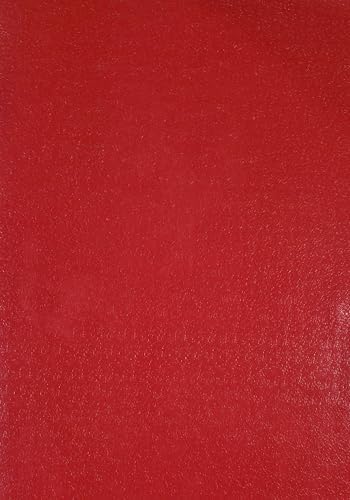 Rhino Hide Embossed Grill Guard Mat - Heat Resistant Outdoor Grill Floor Mat for Patio, Deck & Garage Surface Protection - Rectangle, Red (36”x72”) - Image 3