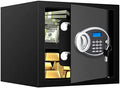 1.8 Cuft Fire proof Safes for HOME USE, Anti-Theft Digital Personal Security Safety Box with Electronic Keypad and Spare Keys, Home Safes Fireproof Waterproof for Money Medicine Document Valuables by HomeSafe