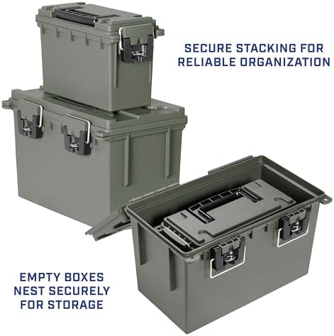 Sheffield 12713 Storage Bins With Lids, 2-Pack Stackable Storage Bins, Made in USA, Lockable and Water-Resistant Containers with Lids, Plastic Containers for Home, Classroom, and Dorm - Image 7