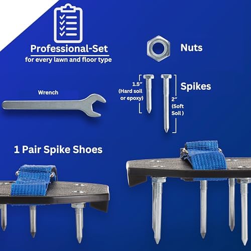 Briliantwerk Lawn Aerator Shoes | Yard Aerator Lawn Tool | Screed Shoes - Image 6