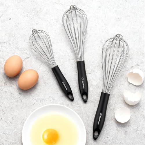 NileHome Whisk Set 8" 10" 12" Kitchen Whisk,3-Pack - Image 6