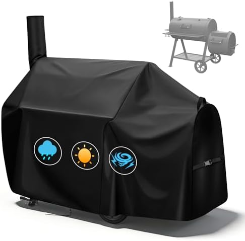 Grill Cover 60 Inch for Oklahoma Joe's Highland Offset Smoker by Andacar