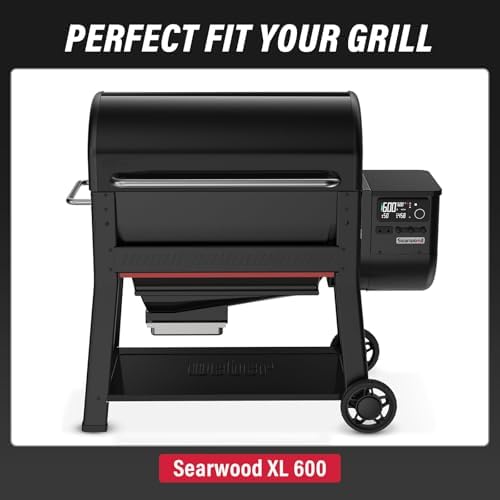 Utheer Front Folding Shelf for Weber Searwood XL 600, 35 x 12.5 in - Image 4