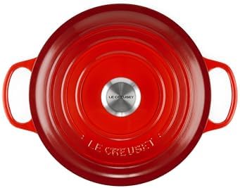 Le Creuset Enameled Cast Iron Round Dutch Oven, 5.5 qt., Cerise - Image 2