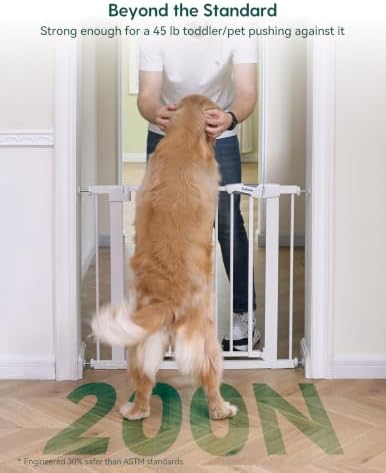 Babelio Pressure Mounted Baby Gate for Stairs, 29-48" Wide Dog Gate,2 Pack - Image 3