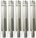 5PC Heavy Duty Cast Stainless Steel 304 BBQ Grill Burners Bull Grill Replacement Parts for Cal Flame Aussie Blaze Thermos Turbo and More by GRILLJOB