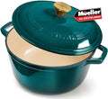 Mueller DuraCast 6 Quart Enameled Cast Iron Dutch Oven Pot with Lid by MUELLERHOME