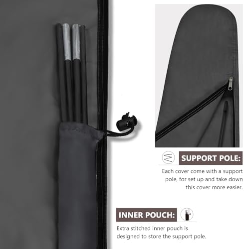 ULTCOVER Waterproof Patio Market Umbrella Cover - Image 5