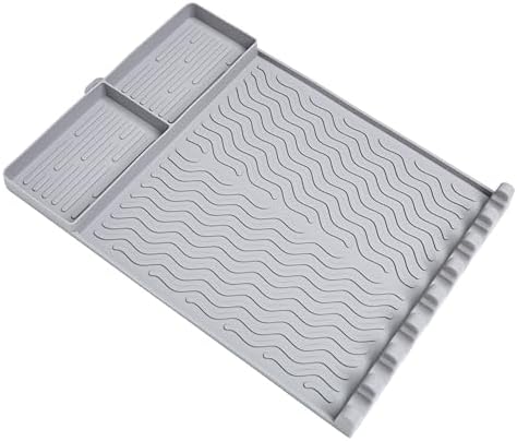 Silicone Grill Mat for Flat Top, Heat Resistant Griddle Tool Mat, Gray by Unknown