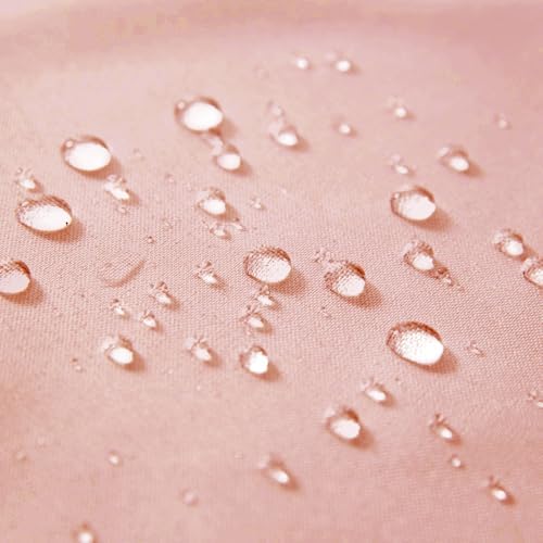 MIULEE Decorative Outdoor Pillow Covers Waterproof 18x18 Light Pink - Image 2