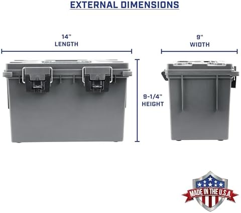 Sheffield 12775 XL Storage Bins With Lids, 2-Pack Stackable Storage Bins, Made in USA, Lockable and Water-Resistant Containers with Lids, Plastic Containers for Home, Classroom, and Dorm - Image 4