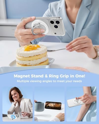 SUPERONE for MagSafe Phone Grip, Adjustable Magnetic Phone Ring Holder - Image 6