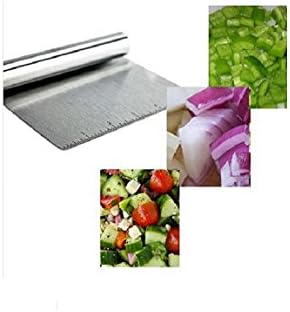 Stainless Steel Food Scraper, Multi-Purpose Bench Scraper - Image 2