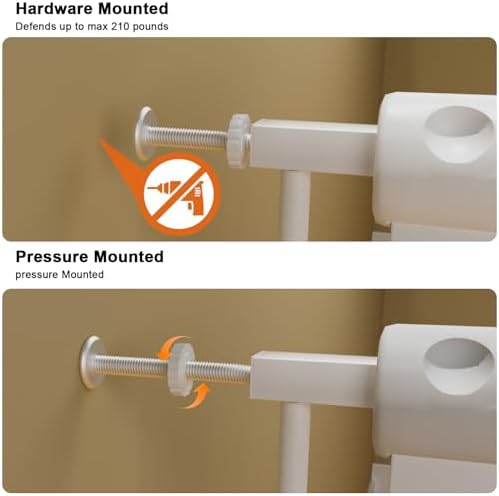 62 to 67 Inch Extra Wide Baby Gate for Doorway Stairs - Image 3