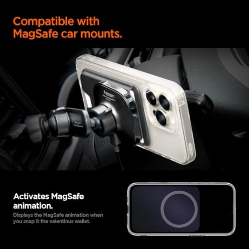 Spigen for MagSafe Wallet, Holds 3 Cards, Strong Magnet, Valentinus MagFit+ - Image 5