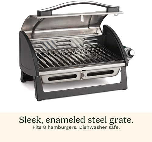 Cuisinart Gas Grill with Locking Lid, Portable, 8,000 BTU, 10 lbs. - Image 3